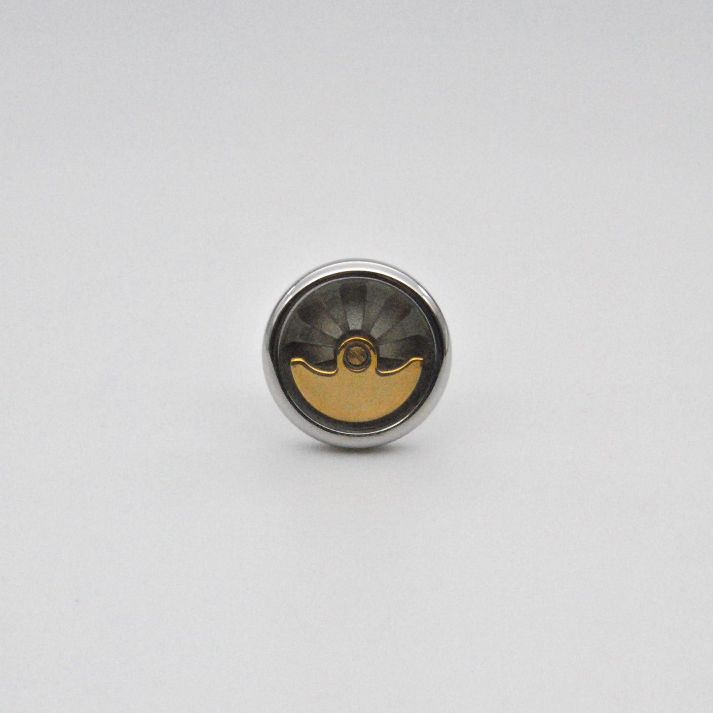 Kinetic Cufflinks with Flywheel